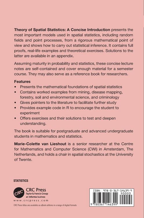 Produktbild: Theory of Spatial Statistics