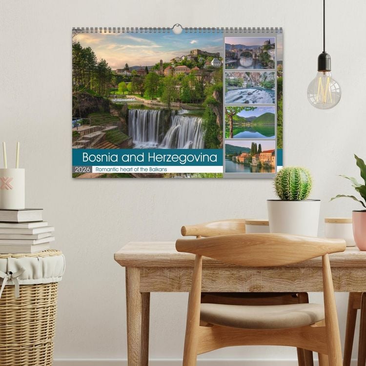 Produktbild: Bosnia and Herzegovina Romantic heart of the Balkans (Wall Calendar 2026 DIN A3 landscape), CALVENDO 12 Month Wall Calendar
