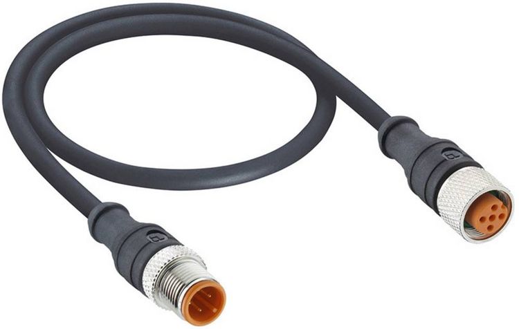Produktbild: Lutronic 1097 Sensor-/Aktor-Anschlussleitung M12 Stecker, gerade 1.50 m Polzahl Sensoren: 5 1 St.