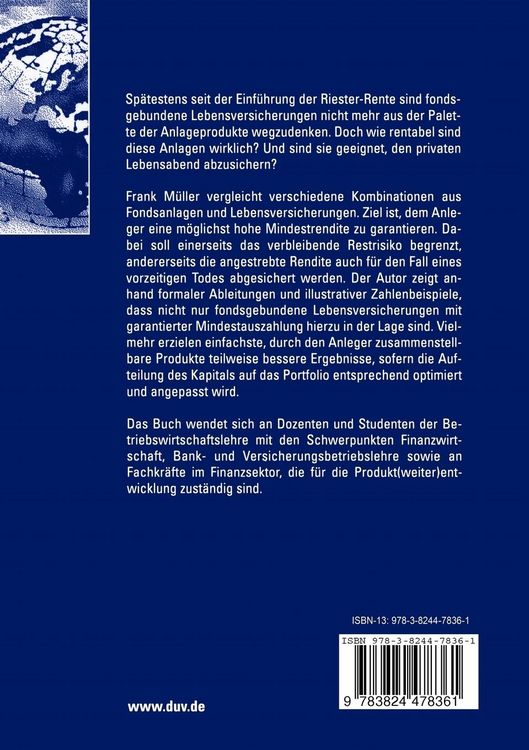 Produktbild: Fonds-Lebensversicherungs-Kombinationen