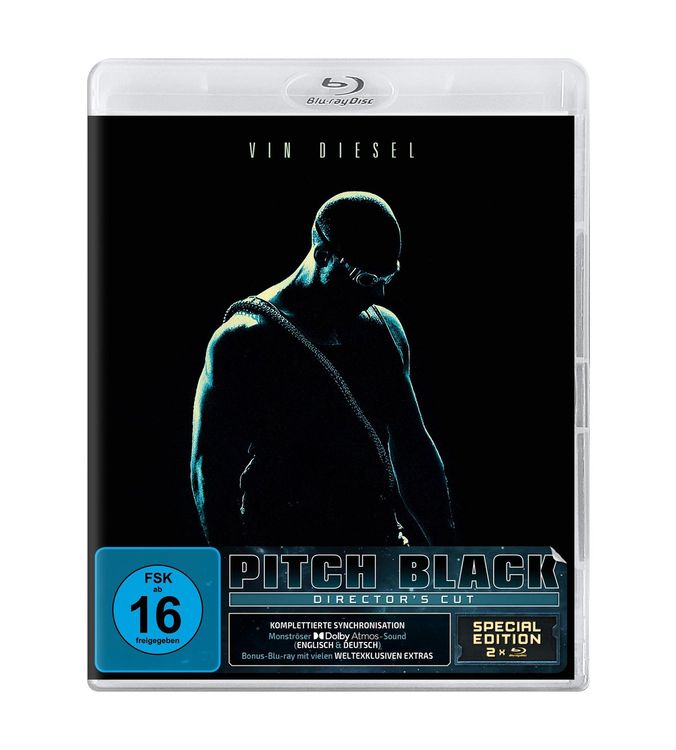 Produktbild: Pitch Black (Director's Cut) &ndash; 2-Disc-Special-Edition (Blu-ray + Bonus-Blu-ray)