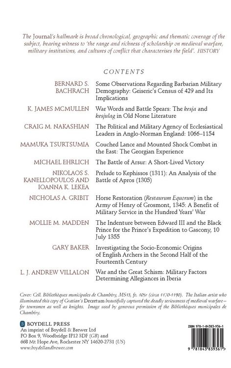 Produktbild: Journal of Medieval Military History