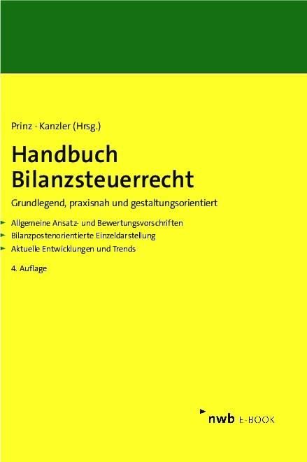 Produktbild: Handbuch Bilanzsteuerrecht