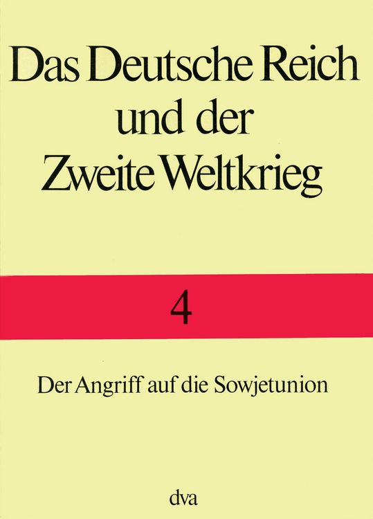 Produktbild: Das Deutsche Reich und der Zweite Weltkrieg Band 4