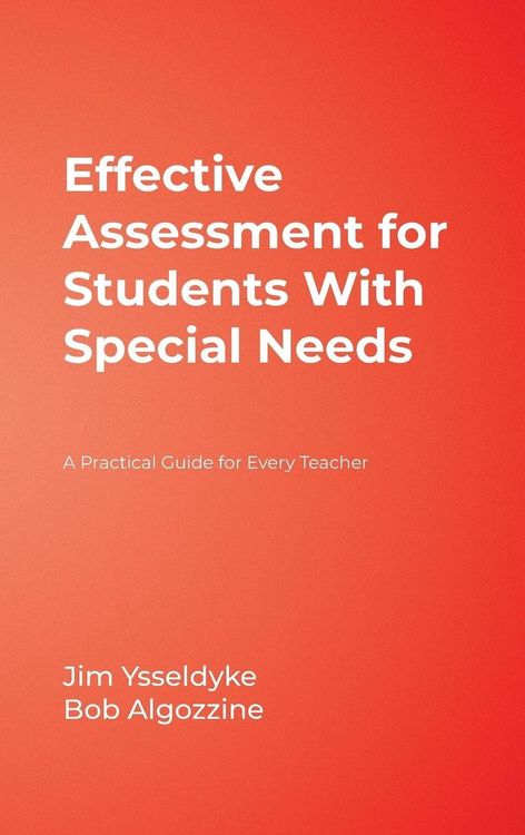 Produktbild: Effective Assessment for Students with Special Needs