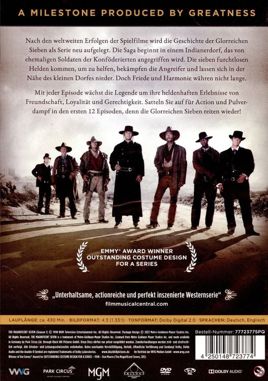 Produktbild: Die Glorreichen 7 &ndash; Staffel 1 [3 DVDs]