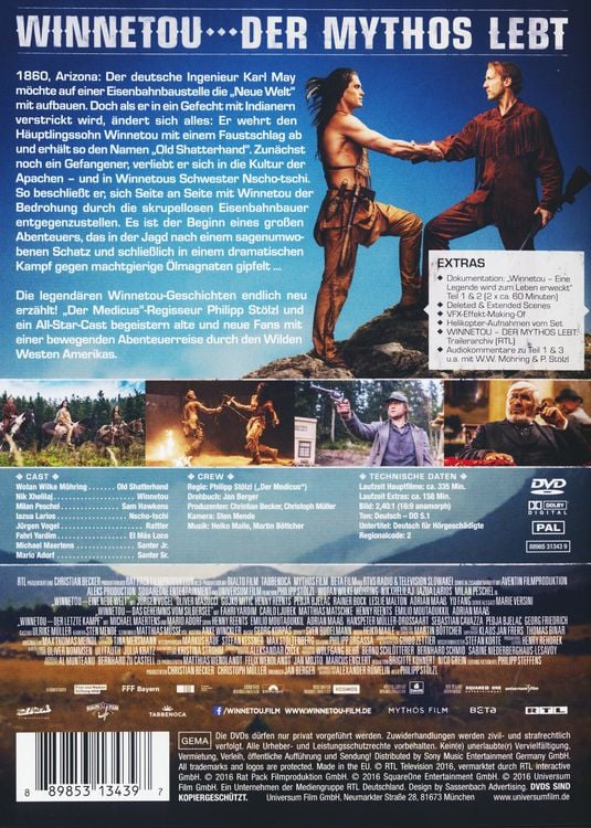 Produktbild: Winnetou - Der Mythos lebt [3 DVDs]
