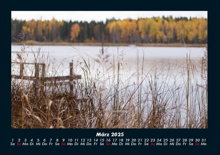 Produktbild: Tage am See 2025 Fotokalender DIN A4