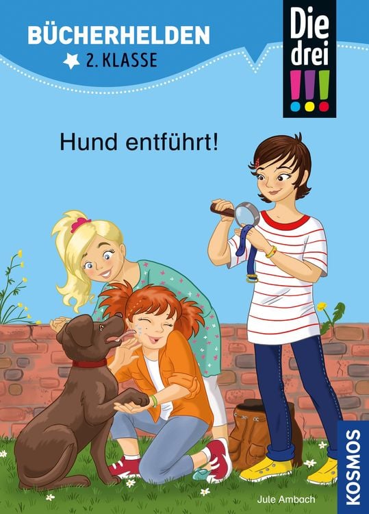 Produktbild: Die drei !!!, Bücherhelden 2. Klasse, Hund entführt! (drei Ausrufezeichen)