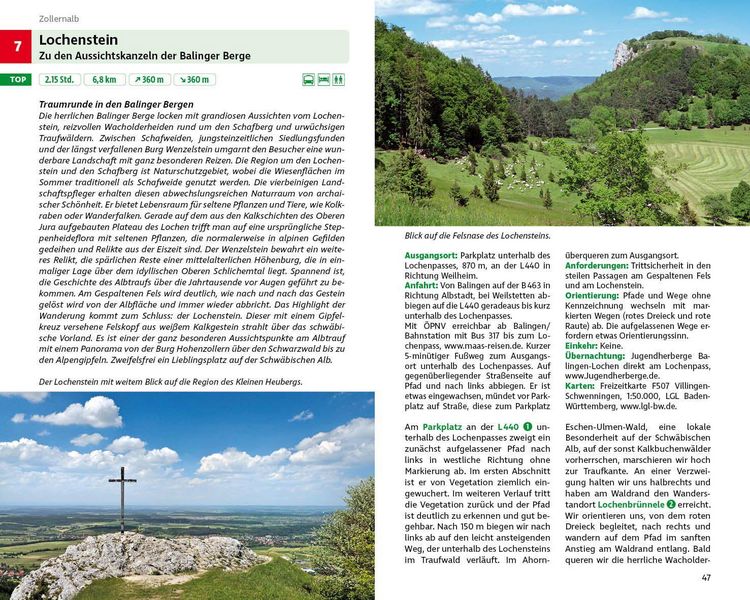 Produktbild: ROTHER Wanderbuch Wilde Wege Schw&auml;bische Alb