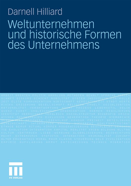 Produktbild: Weltunternehmen und historische Formen des Unternehmens