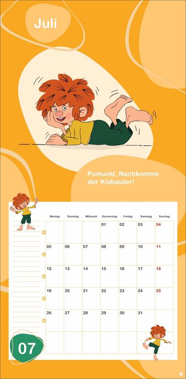 Produktbild: Pumuckl Broschurkalender 2027