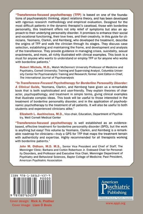 Produktbild: Transference-Focused Psychotherapy for Borderline Personality Disorder