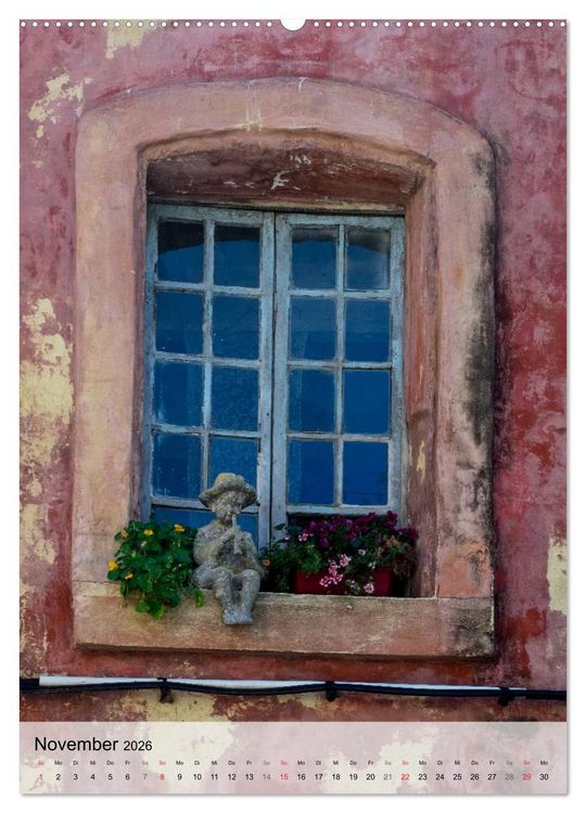 Produktbild: T&uuml;ren, Tore, Fenster der Provence (Wandkalender 2026 DIN A2 hoch), CALVENDO Monatskalender
