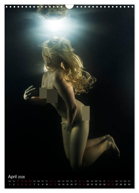 Produktbild: Underwater Erotic Shapes (Wall Calendar 2026 DIN A3 portrait), CALVENDO 12 Month Wall Calendar