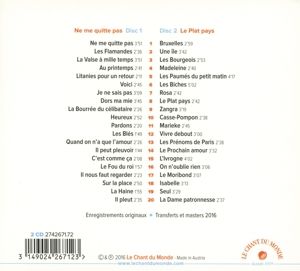 Produktbild: Ne Me Quitte Pas-Les Plat Pays