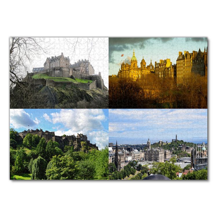 Produktbild: Lais Puzzle Collage Edinburgh 1000 Teile