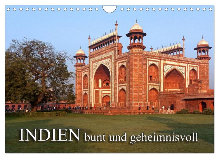 Produktbild: INDIEN - bunt und geheimnisvoll (Wandkalender 2026 DIN A4 quer), CALVENDO Monatskalender
