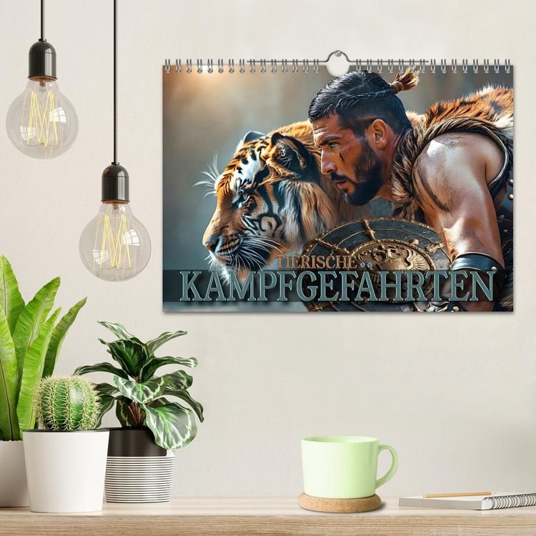 Produktbild: Tierische Kampfgef&auml;hrten (Wandkalender 2026 DIN A4 quer), CALVENDO Monatskalender