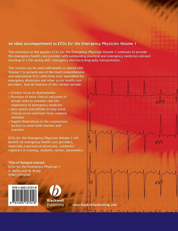 Produktbild: ECGs for the Emergency Physici