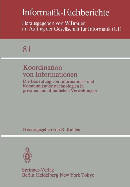 Produktbild: Koordination von Informationen