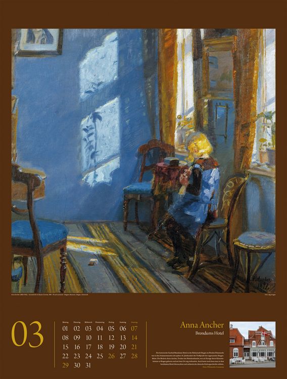 Produktbild: KunstGeschichten Kalender 2027 | Meisterwerke und die Orte ihrer Inspiration