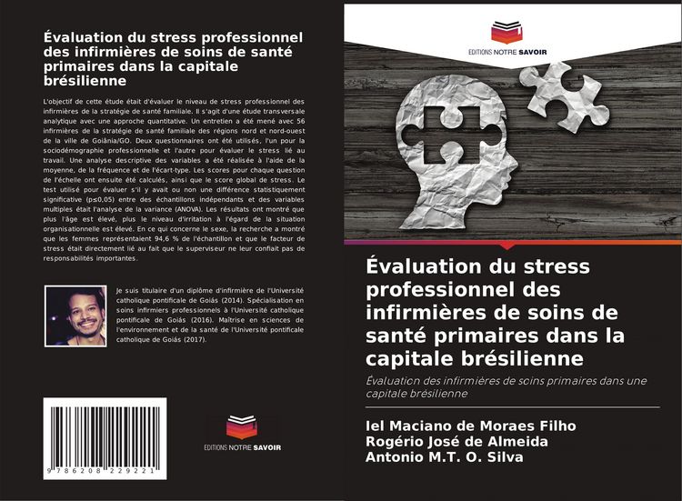 Produktbild: &Eacute;valuation du stress professionnel des infirmi&egrave;res de soins de sant&eacute; primaires dans la capitale br&eacute;silienne