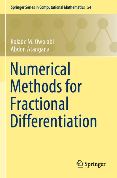 Produktbild: Numerical Methods for Fractional Differentiation