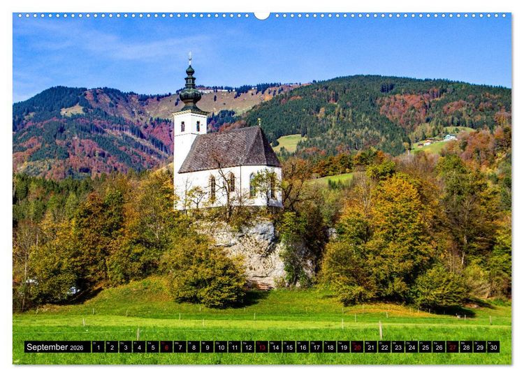 Produktbild: Golling an der Salzach (Wandkalender 2026 DIN A2 quer), CALVENDO Monatskalender