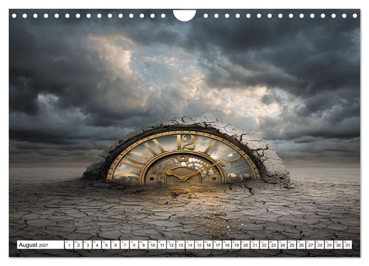 Produktbild: Zeitlandschaften (Wandkalender 2027 DIN A4 quer), CALVENDO Monatskalender