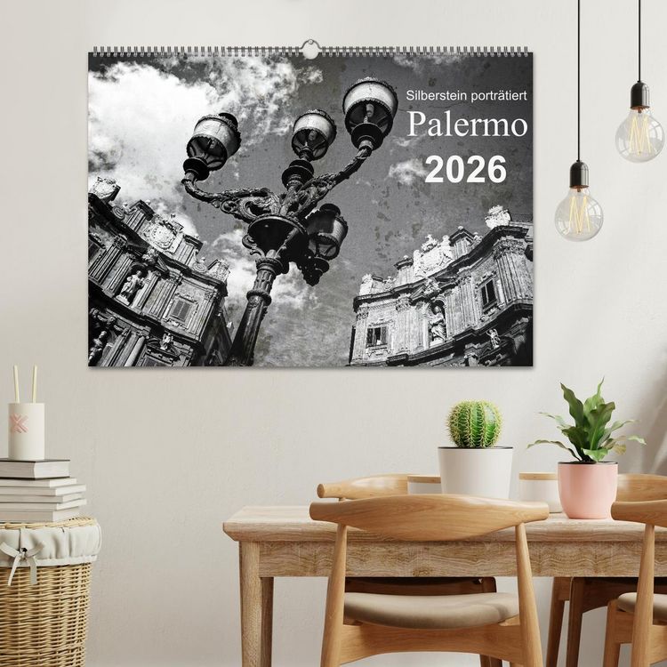 Produktbild: Silberstein portr&auml;tiert Palermo (Wandkalender 2026 DIN A2 quer), CALVENDO Monatskalender