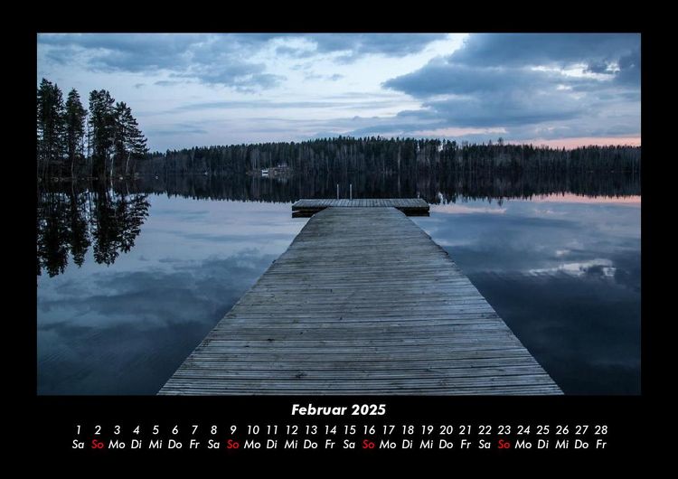 Produktbild: Tage am See 2025 Fotokalender DIN A3