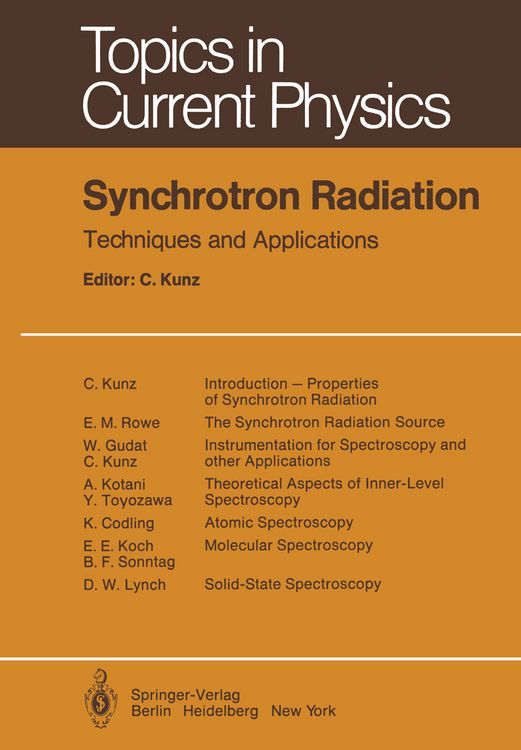 Produktbild: Synchrotron Radiation