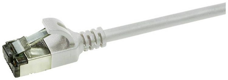 Produktbild: LogiLink CQ9042S RJ45 Patchkabel CAT 6a U/FTP 1.50 m Grau extrem d&uuml;nn, Flammwidrig, Flexibel, Folienschirm, Halogenfrei, mit Rastnasenschutz