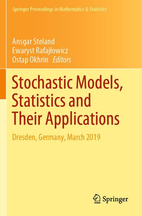 Produktbild: Stochastic Models, Statistics and Their Applications