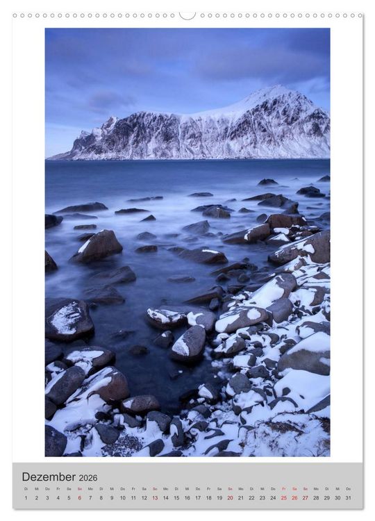 Produktbild: Bezauberndes Norwegen ~ Lofoten & Nordland ~ (Wandkalender 2026 DIN A2 hoch), CALVENDO Monatskalender