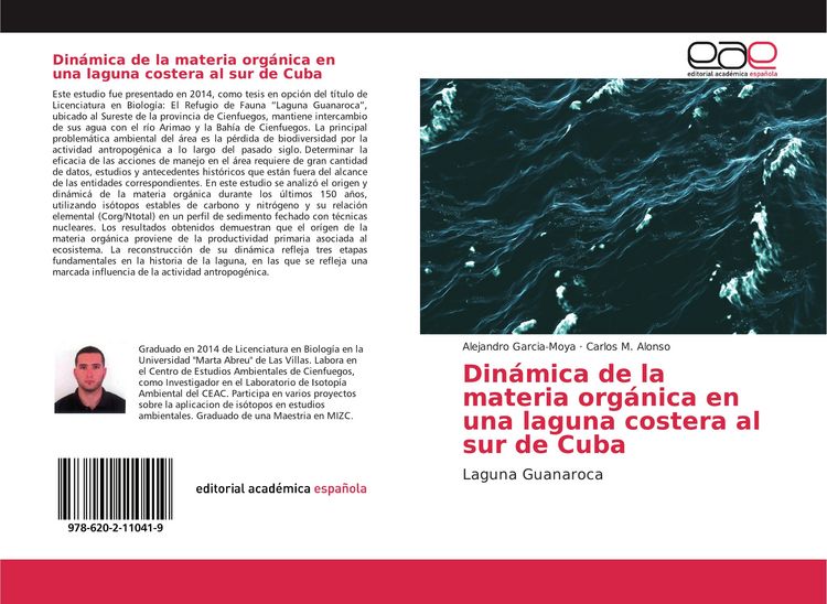 Produktbild: Din&aacute;mica de la materia org&aacute;nica en una laguna costera al sur de Cuba