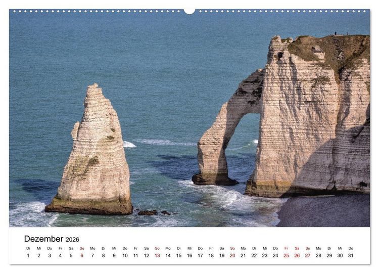 Produktbild: Normandie - Land am Meer (Wandkalender 2026 DIN A2 quer), CALVENDO Monatskalender