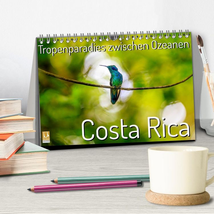 Produktbild: Tropenparadies zwischen Ozeanen Costa Rica (Tischkalender 2026 DIN A5 quer), CALVENDO Monatskalender