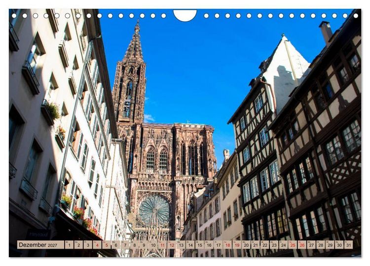 Produktbild: Zauberhaftes Stra&szlig;burg (Wandkalender 2027 DIN A4 quer), CALVENDO Monatskalender