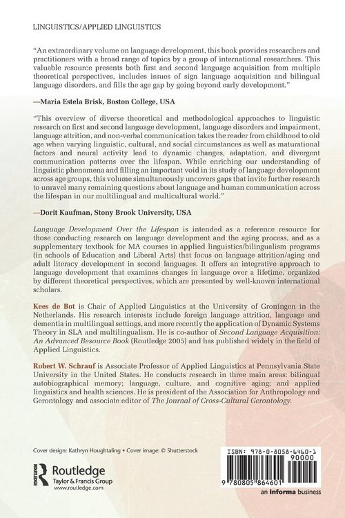 Produktbild: Language Development Over the Lifespan