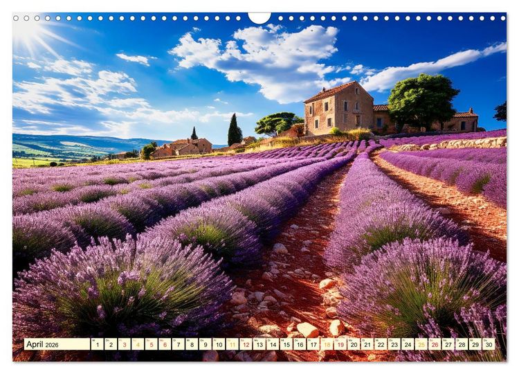 Produktbild: Provence Urlaubstr&auml;ume (Wandkalender 2026 DIN A3 quer), CALVENDO Monatskalender