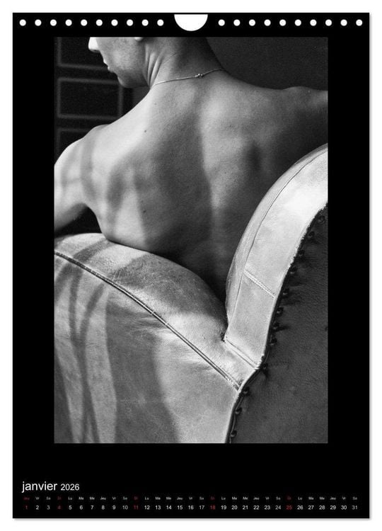 Produktbild: Au Masculin (Calendrier mural 2026 DIN A4 horizontal), CALVENDO calendrier mensuel