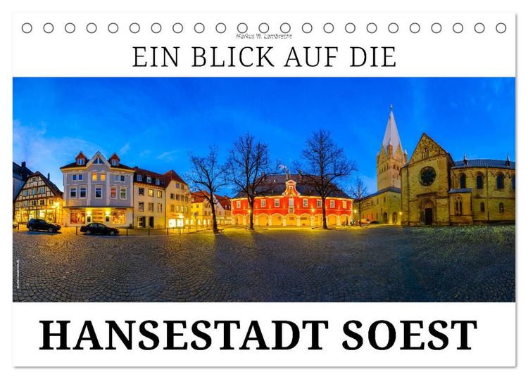 Produktbild: Ein Blick auf die Hansestadt Soest (Tischkalender 2027 DIN A5 quer), CALVENDO Monatskalender