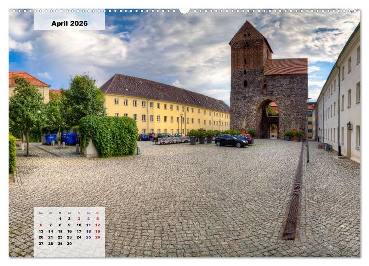 Produktbild: Prenzlau - Stadt im Herzen der Uckermark (Wandkalender 2026 DIN A2 quer), CALVENDO Monatskalender