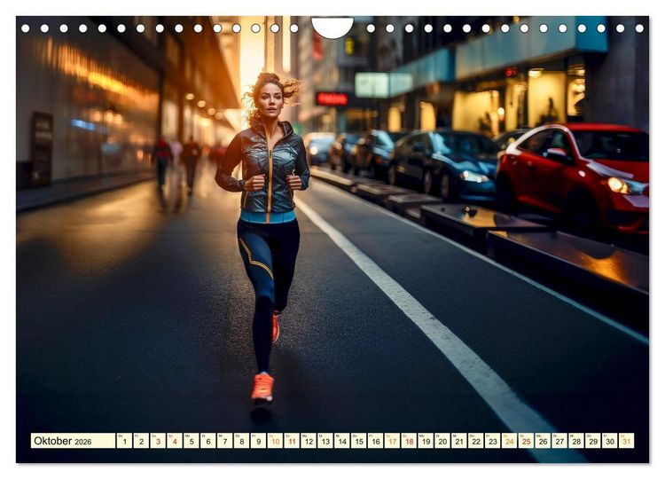 Produktbild: Joggen, gesund laufen (Wandkalender 2026 DIN A4 quer), CALVENDO Monatskalender