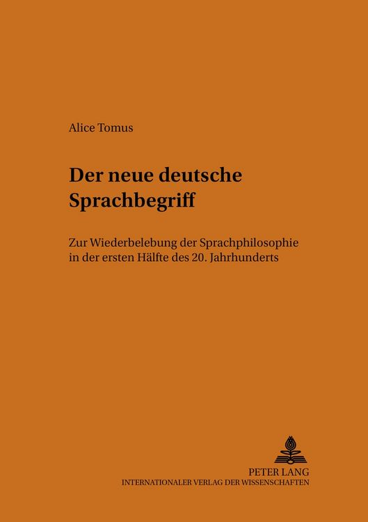 Produktbild: Der neue deutsche Sprachbegriff
