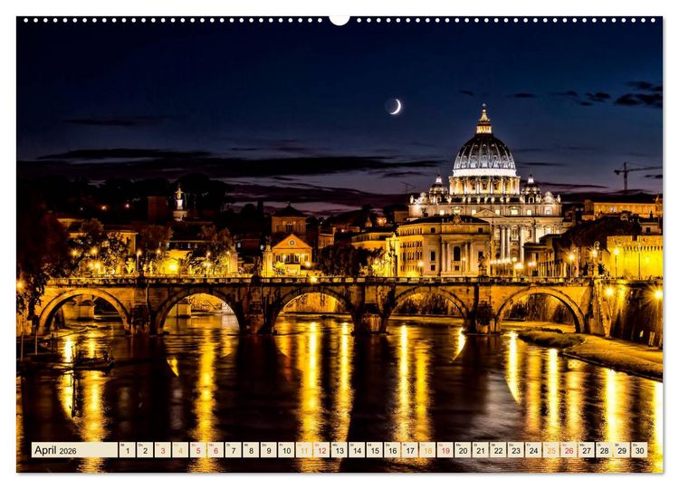 Produktbild: Reise durch Italien Vatikan (Wandkalender 2026 DIN A2 quer), CALVENDO Monatskalender