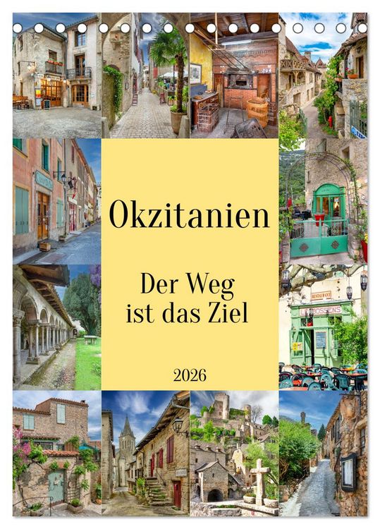 Produktbild: Okzitanien, Der Weg ist das Ziel (Tischkalender 2026 DIN A5 hoch), CALVENDO Monatskalender