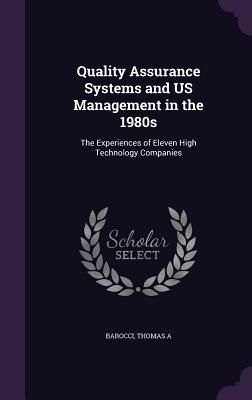 Produktbild: Quality Assurance Systems and US Management in the 1980s